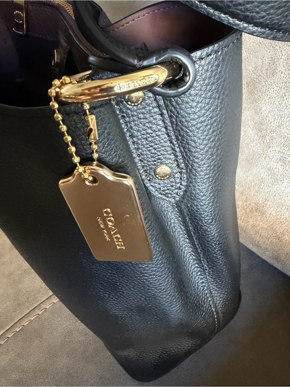 Coach Town Bucket Bag - Picture 4 of 11